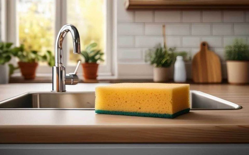 Как продлить срок службы кухонной губки: неожиданные советы