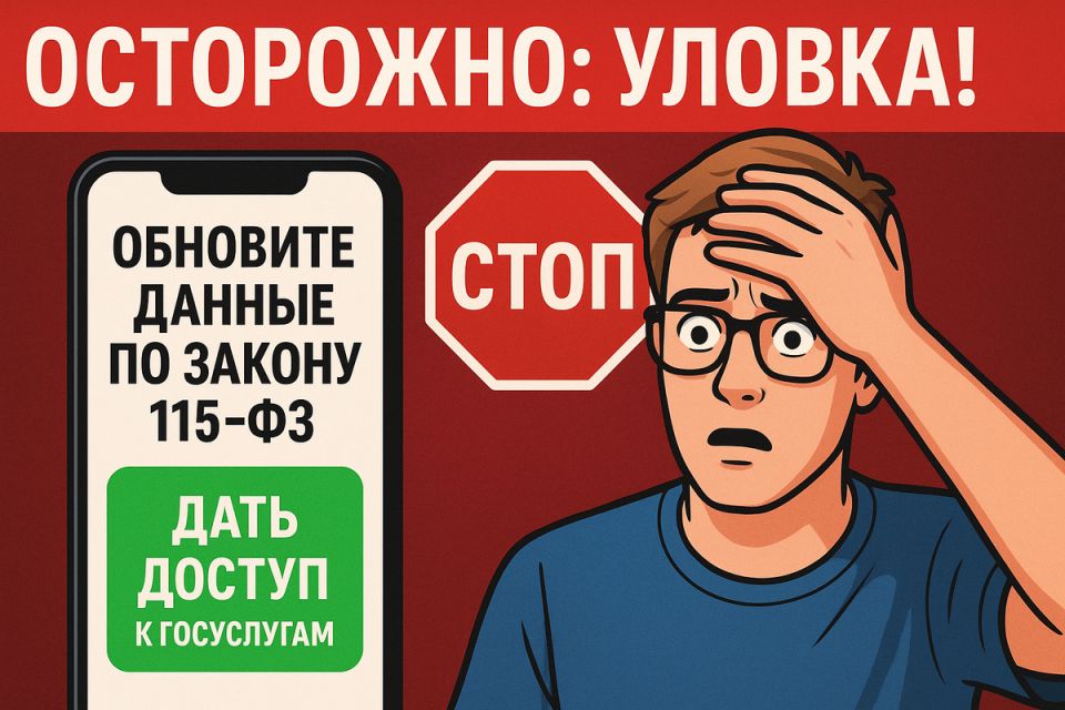 Мошеннические сообщения от банков: почему не стоит паниковать из-за госуслуг