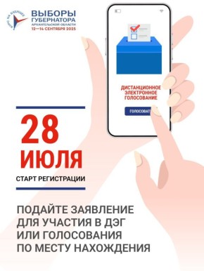 С 28 июля по 8 сентября можно зарегистрироваться для дистанционного электронного голосования на выборах нашего губернатора