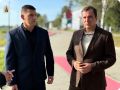 Губернатор Александр Цыбульский сегодня был работал в Онежском округе