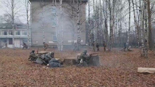 Смотрите! Видерепортаж с реконструкции боя в Маймаксе