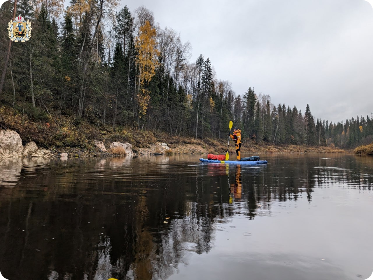 В Поморье группа путешественников преодолела почти 100 км по реке Пукшеньге