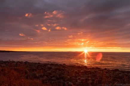 Красота Большого Заяцкого острова на октябрьском закате