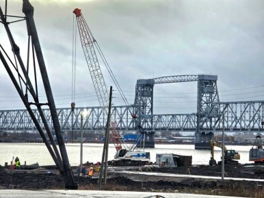 На площадке будущего кампуса "Арктическая звезда" идут строительно-монтажные работы основного периода