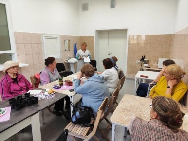 Для бодрости духа и тела!. В Виноградовской больнице стартовал «Клуб здоровья» для наших любимых старших. Занятия проходят два раза в месяц в рамках проекта «Активное долголетие»