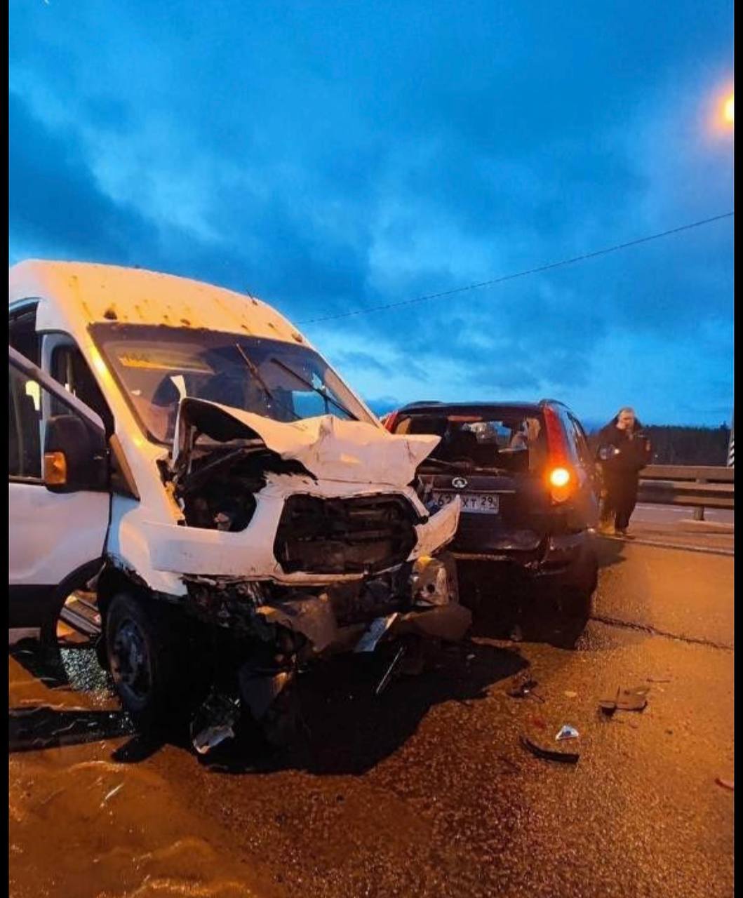 Органами прокуратуры организована проверка по факту дорожно-транспортного происшествия, произошедшего на федеральной трассе М-8 «Холмогоры»