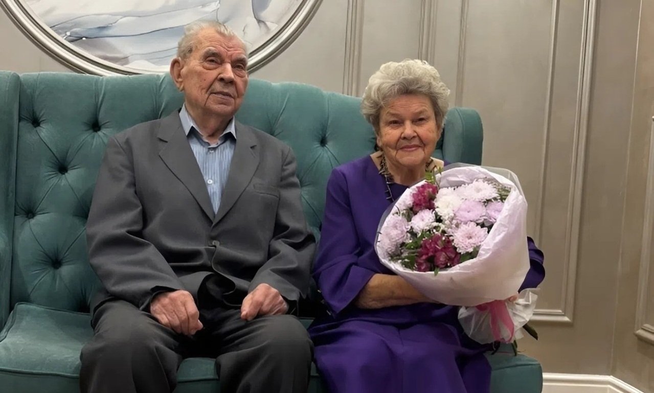 Супруги Головины из Северодвинска отметили железную свадьбу - 65 лет совместной жизни