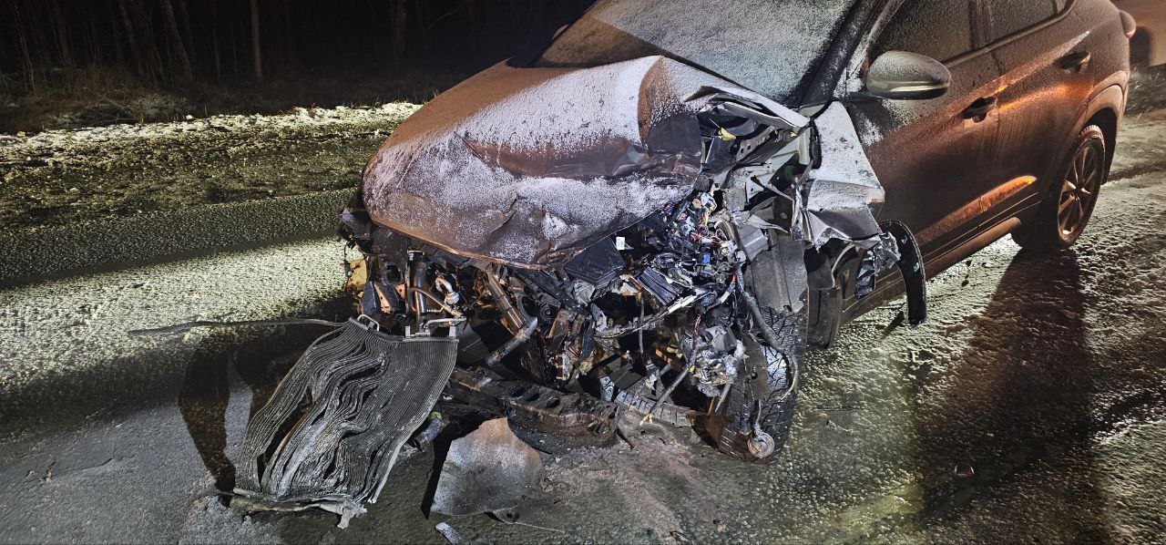 Серьезная авария на северодвинской трассе