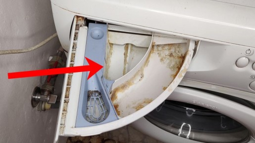 Эффективная очистка лотка стиральной машины