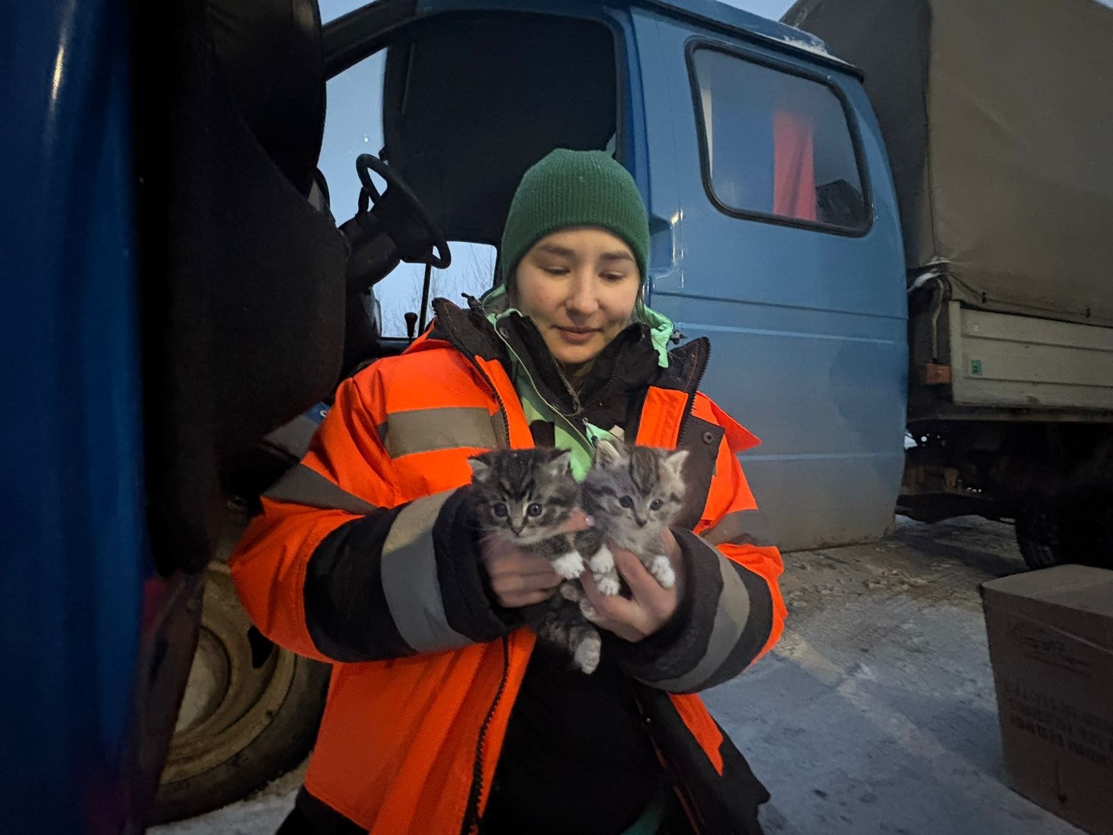 Найдёныши! В Архангельске при промывке коллектора спасли двухнедельных котят Найдёныши! В Архангельске при промывке коллектора спасли двухнедельных котят