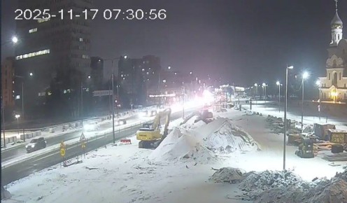 Проезд через площадь Профсоюзов открыт для движения транспорта