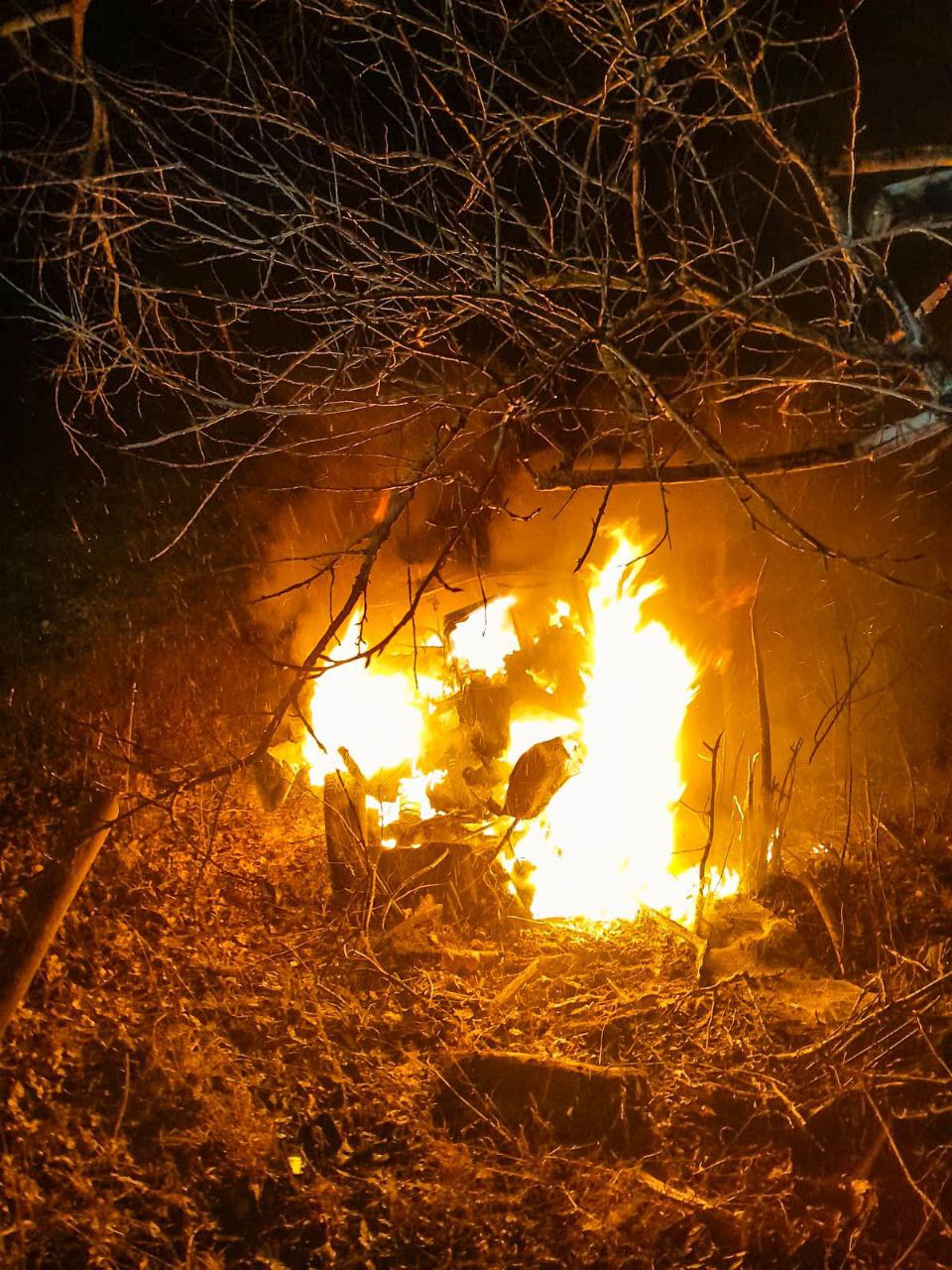 В Устьянском округе в горящем автомобиле погиб водитель В Устьянском округе в горящем автомобиле погиб водитель