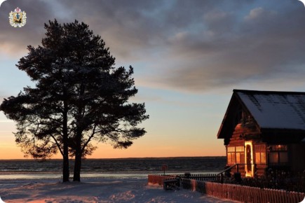 Делимся с вами сказочным и уже почти зимним пейзажем с берегов Лекшмозера в Каргопольском округе