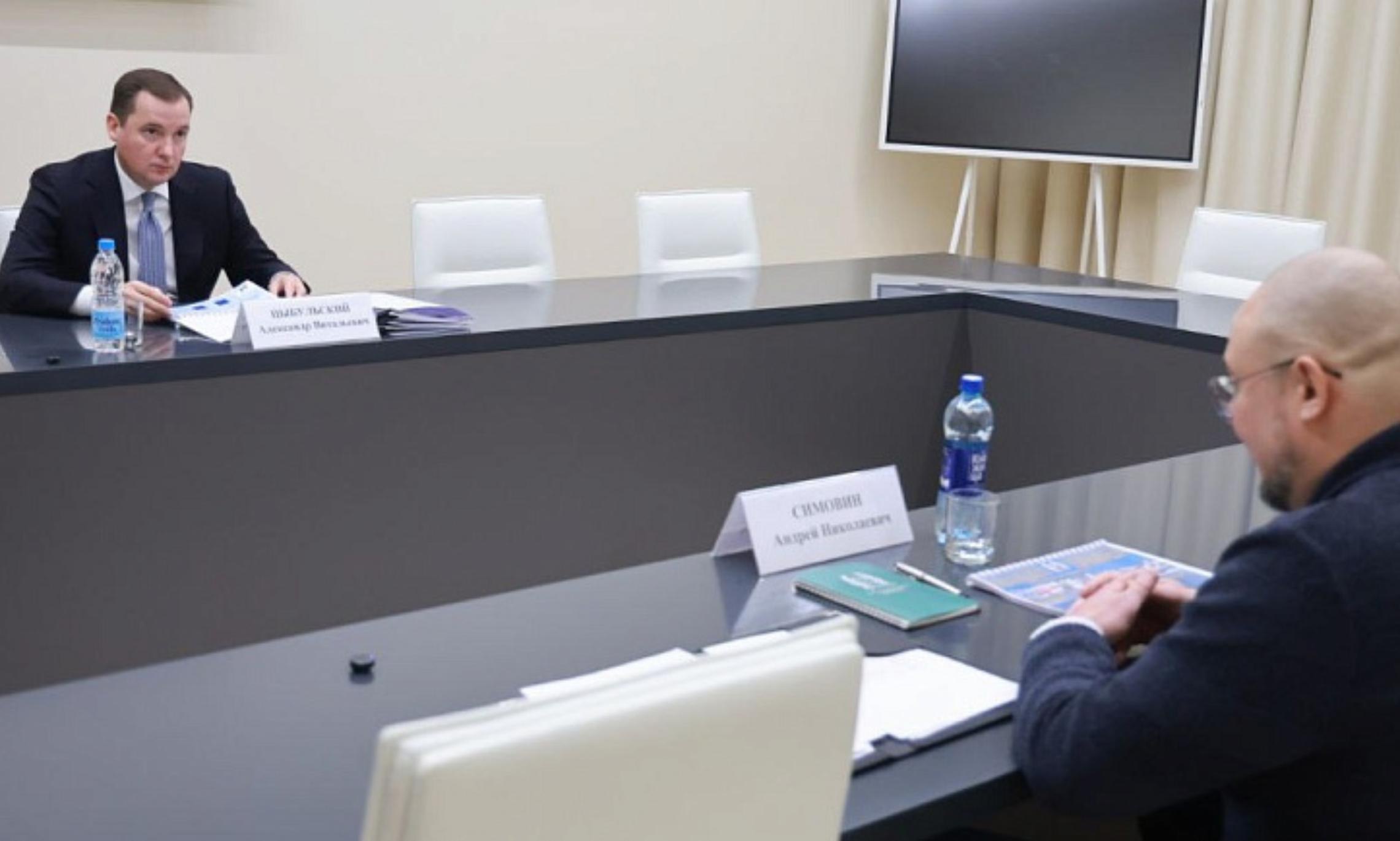 Александр Цыбульский провел рабочую встречу с главой Новой Земли