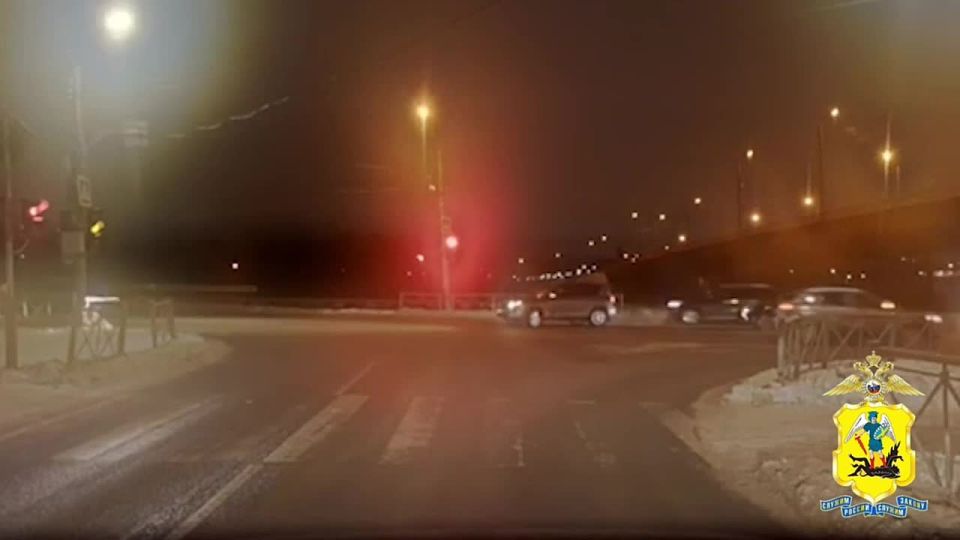 Появилось видео момента массового ДТП в Северодвинске