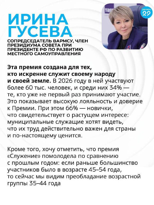 Порядка 300 заявок подали муниципальные служащие Поморья на III Всероссийскую муниципальную премию «Служение» Порядка 300 заявок подали муниципальные служащие Поморья на III Всероссийскую муниципальную премию «Служение»