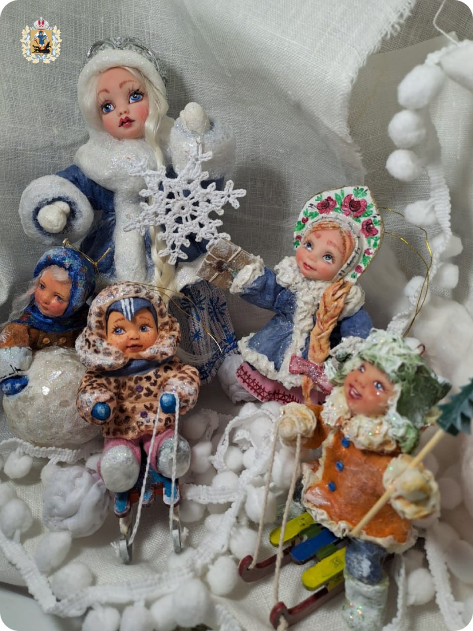 Тепло Нового года в каждом волокне: ватные игрушки от мастериц Поморья! Тепло Нового года в каждом волокне: ватные игрушки от мастериц Поморья!