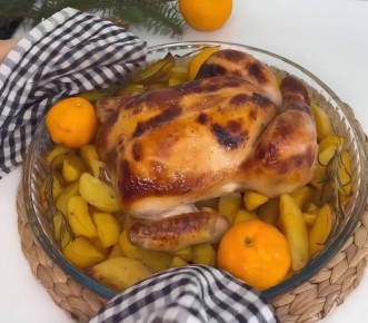 Курица с мандаринами: новогодний хит для вашего стола