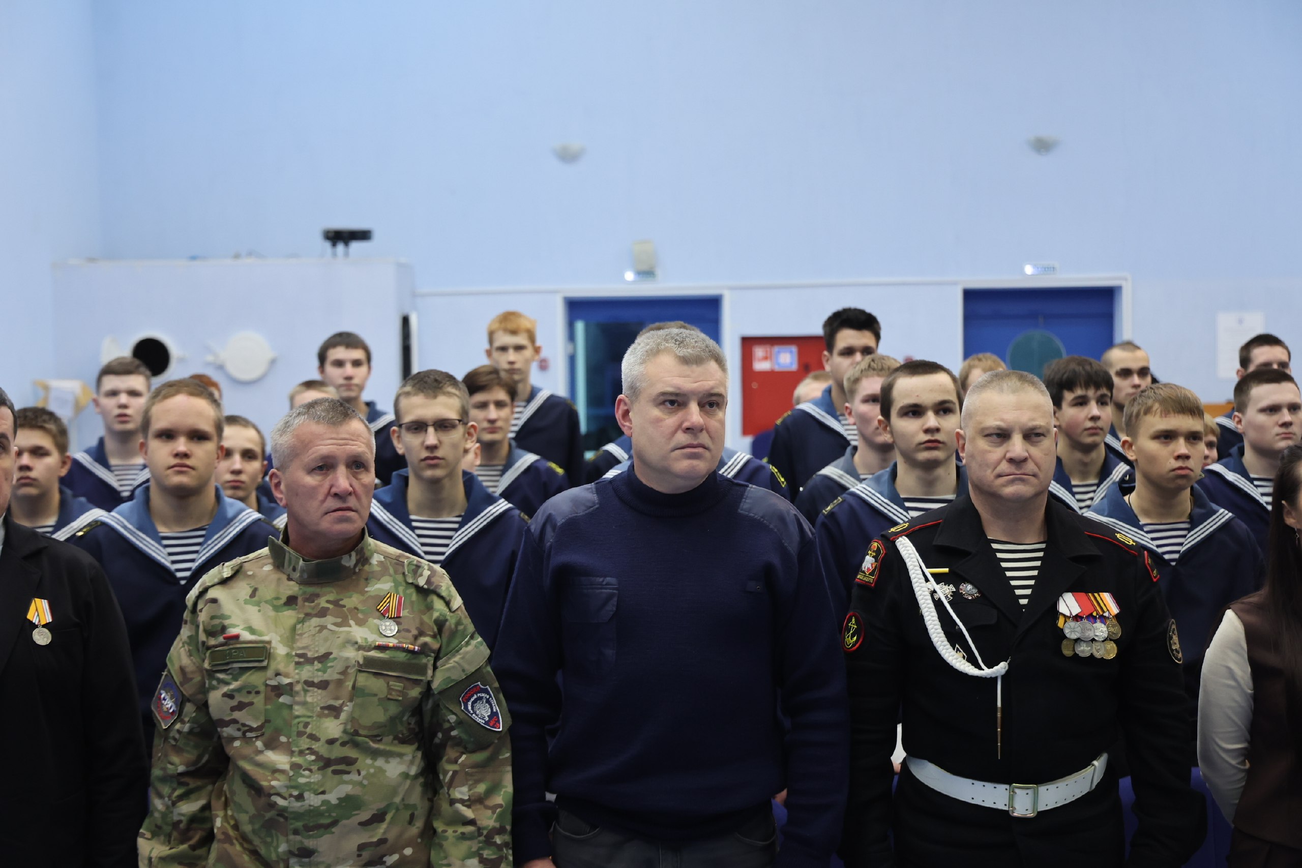 Ветераны боевых действий и волонтеры встретились с курсантами Арктического морского института имени В.И. Воронина Ветераны боевых действий и волонтеры встретились с курсантами Арктического морского института имени В.И. Воронина