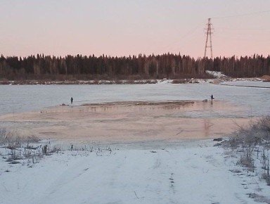 В Паленьге, Пиринеми, Суре, Кулогорах, у Ясного и на Покшеньге началась наморозка ледовых переправ
