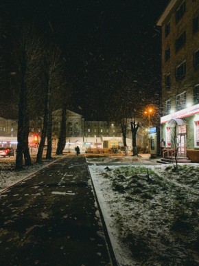 Красиво, но холодно: снежный Северодвинск на фотографиях Марии Василенко