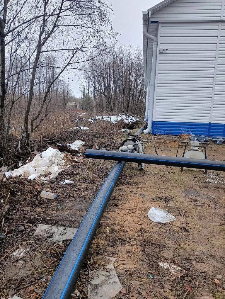 Строительство нового водовода на Бревенник – в активной стадии Строительство нового водовода на Бревенник – в активной стадии