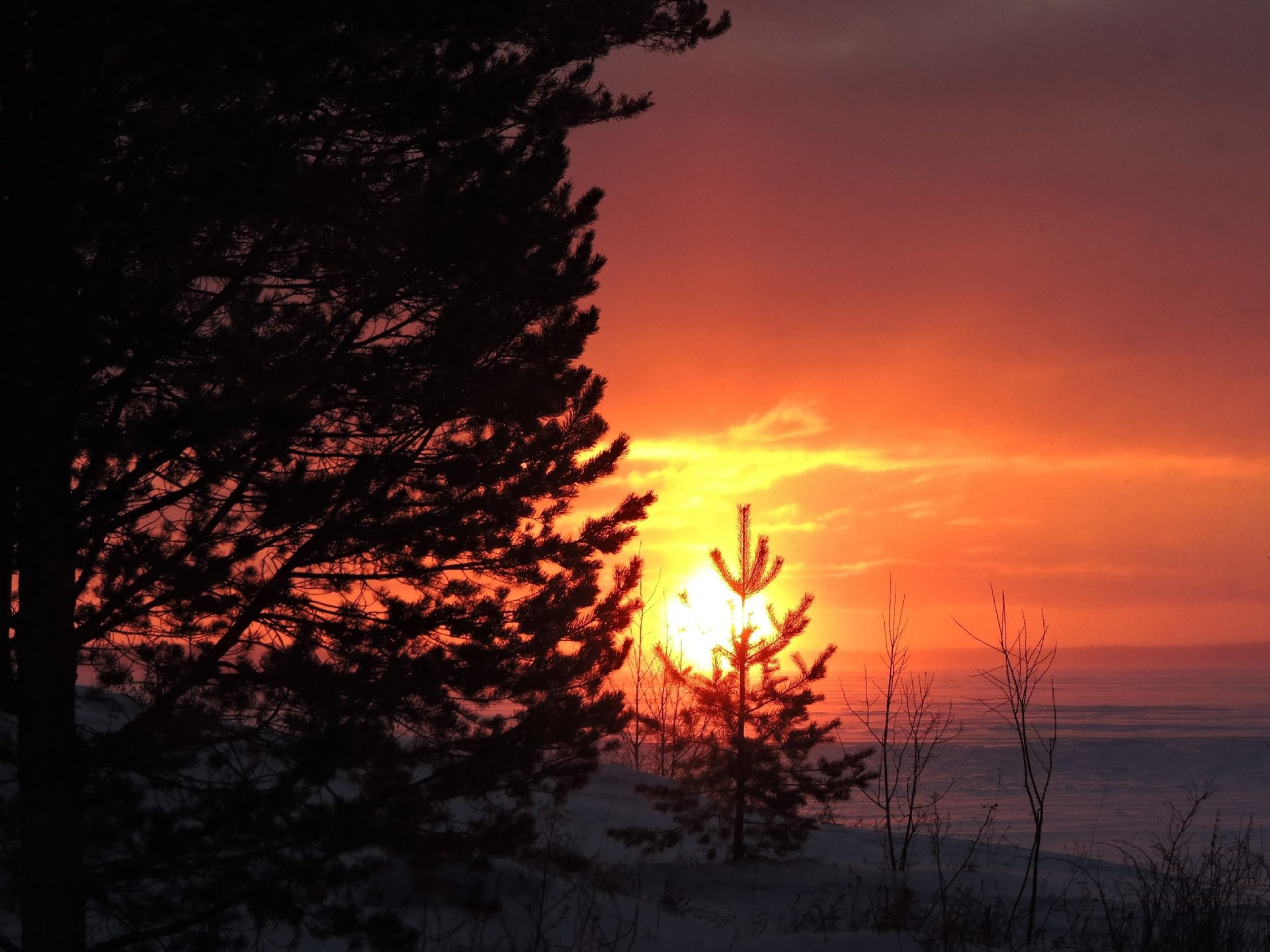 Огненный рассвет в Кенозерье Огненный рассвет в Кенозерье