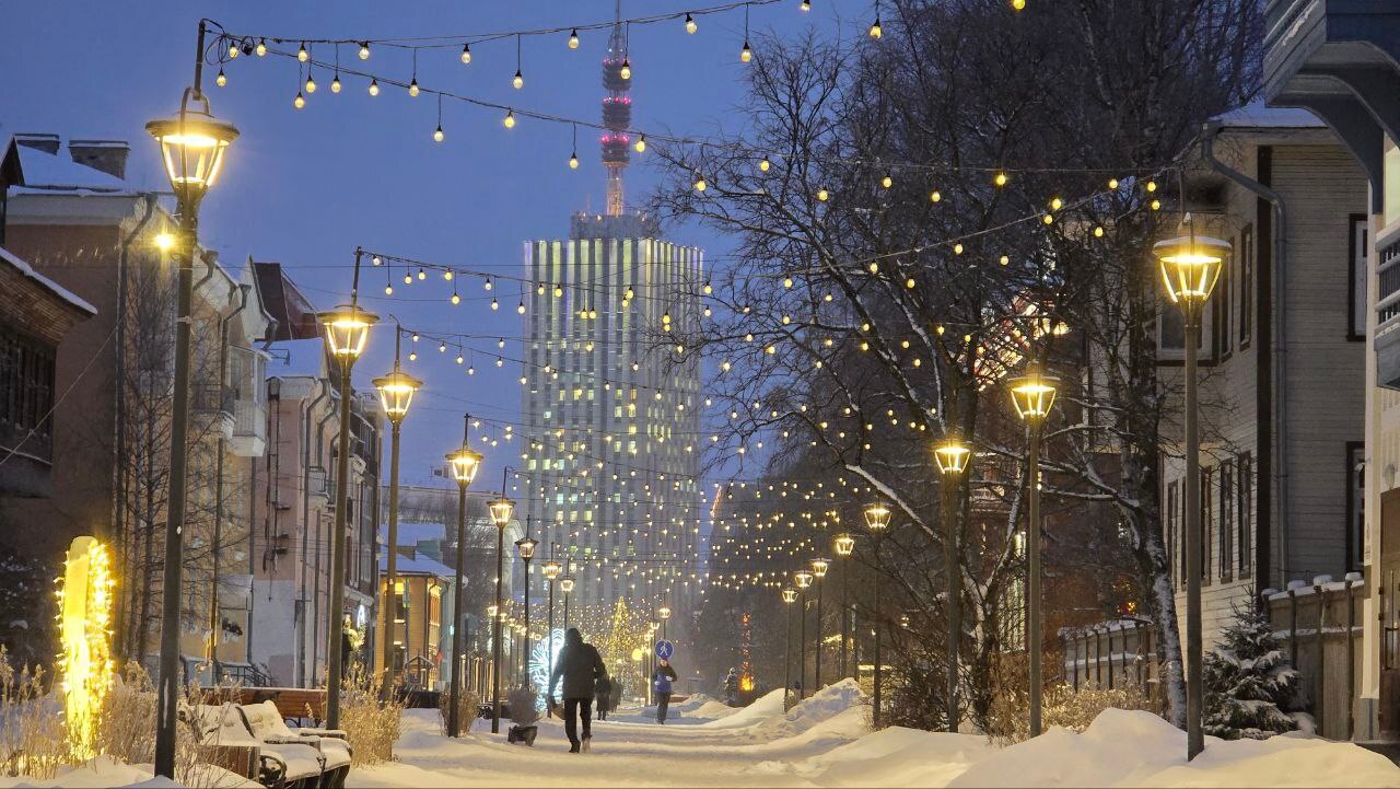 Новый год всё ближе! Город уже сияет праздничными огнями, повсюду стоят ёлки и яркие украшения Новый год всё ближе! Город уже сияет праздничными огнями, повсюду стоят ёлки и яркие украшения