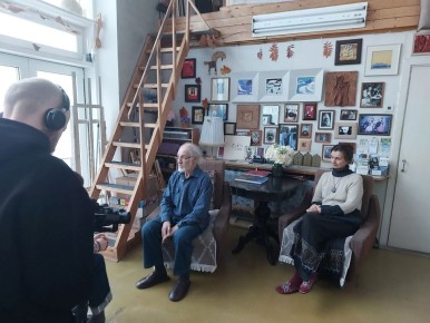 В Архангельске продолжаются съёмки фильма, посвященного 90-летию Архангельского отделения Союза художников