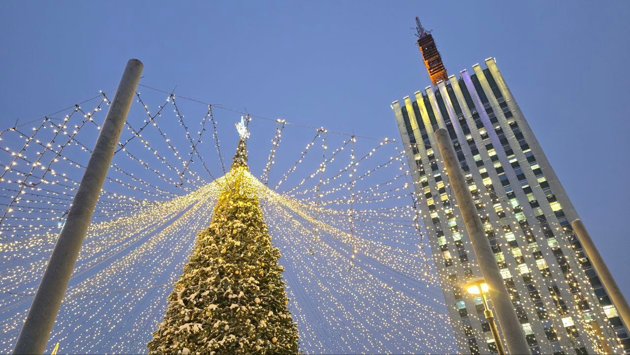 Новый год всё ближе! Город уже сияет праздничными огнями, повсюду стоят ёлки и яркие украшения Новый год всё ближе! Город уже сияет праздничными огнями, повсюду стоят ёлки и яркие украшения