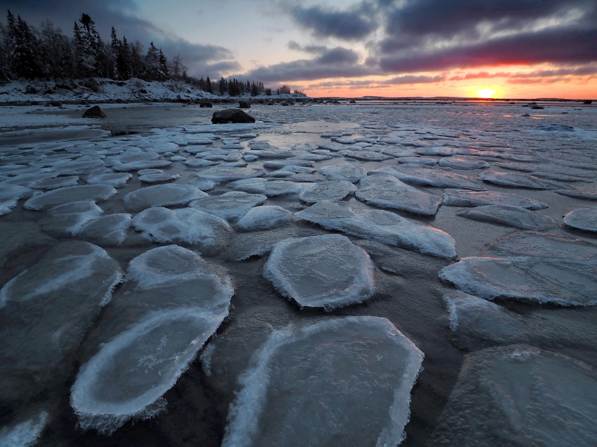 Декабрь. Молчаливые пейзажи Соловков окутаны мягким светом Декабрь. Молчаливые пейзажи Соловков окутаны мягким светом