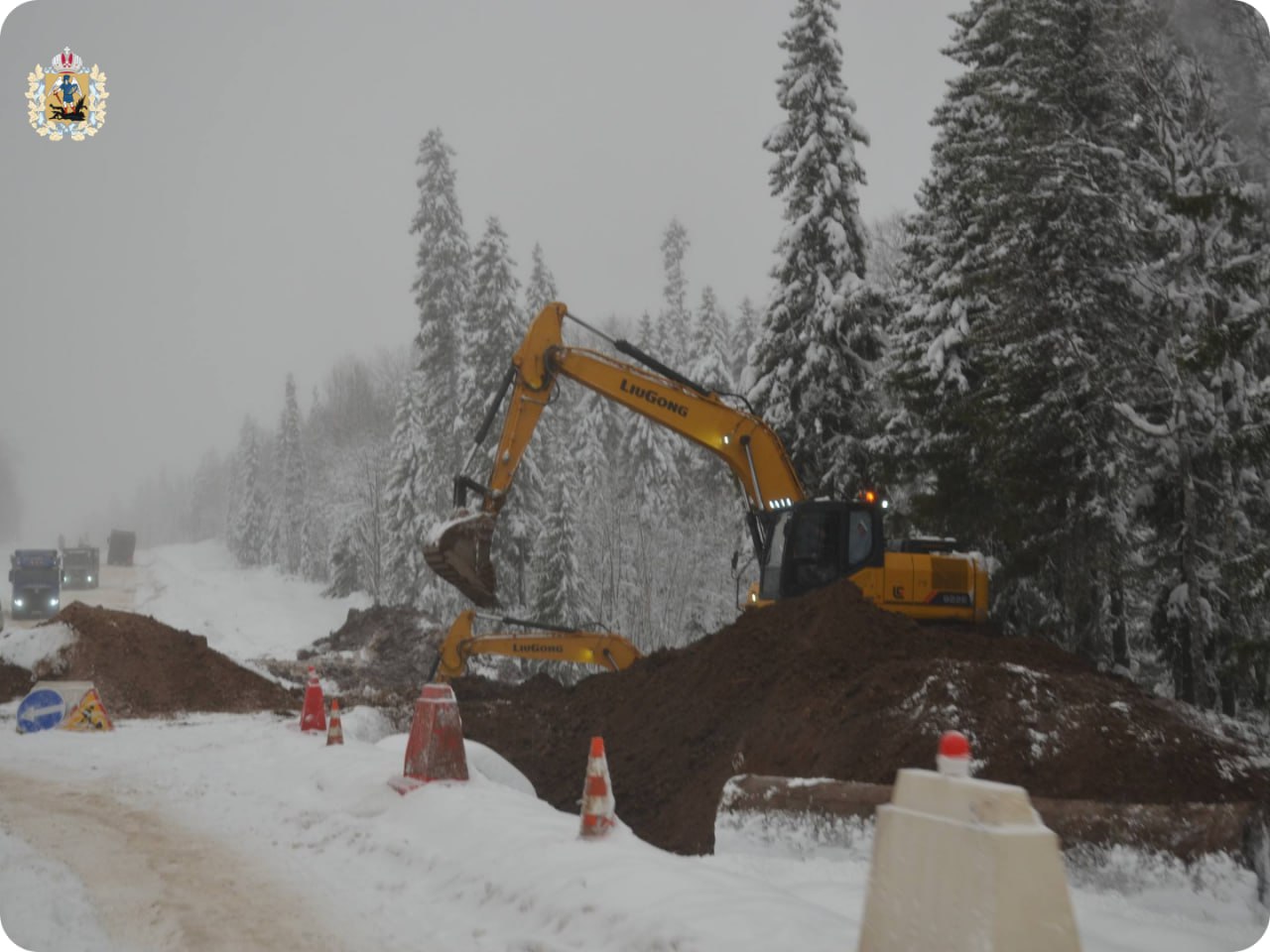 Капремонт дороги на Онегу идет в соответствии с графиком