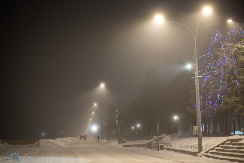 Декабрьский вечер в Архангельске в объективе Нины Бурковой