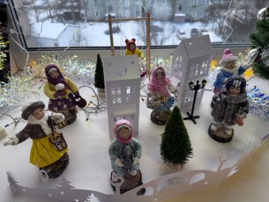 Сказочная атмосфера в Соломбальской поликлинике им. Семашко