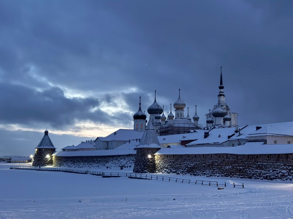Новогодние Соловки. Красивые кадры сделала Маша Максимова