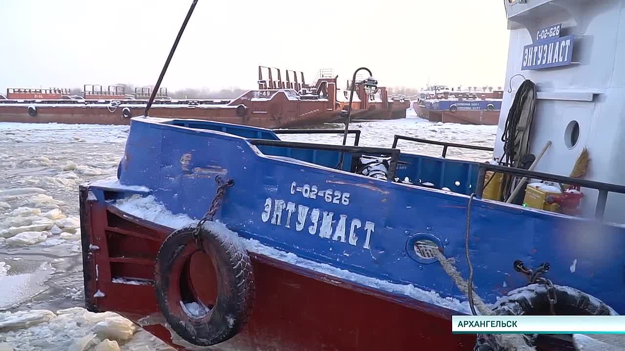 Единственный оставшийся из своей серии теплоход буксир «Энтузиаст» готовится к навигации в Архангельске и своему 90-летнему юбилею