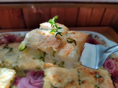 Скарпачча: Тосканский пирог с цукини