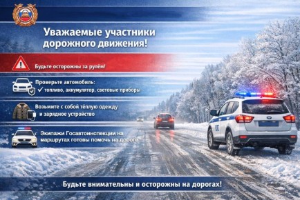 Уважаемые участники дорожного движения!