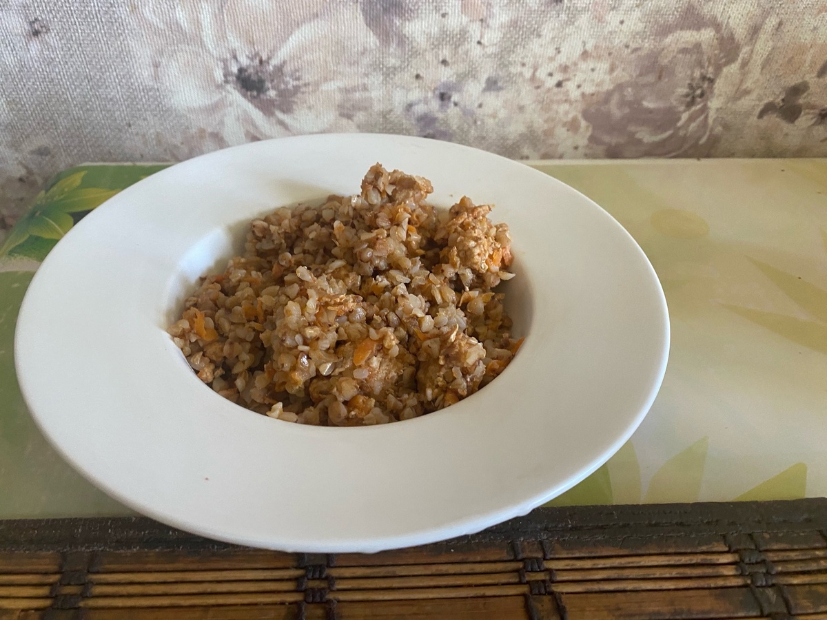 Гречка по–купечески в домашнем исполнении — простой обед на ужин