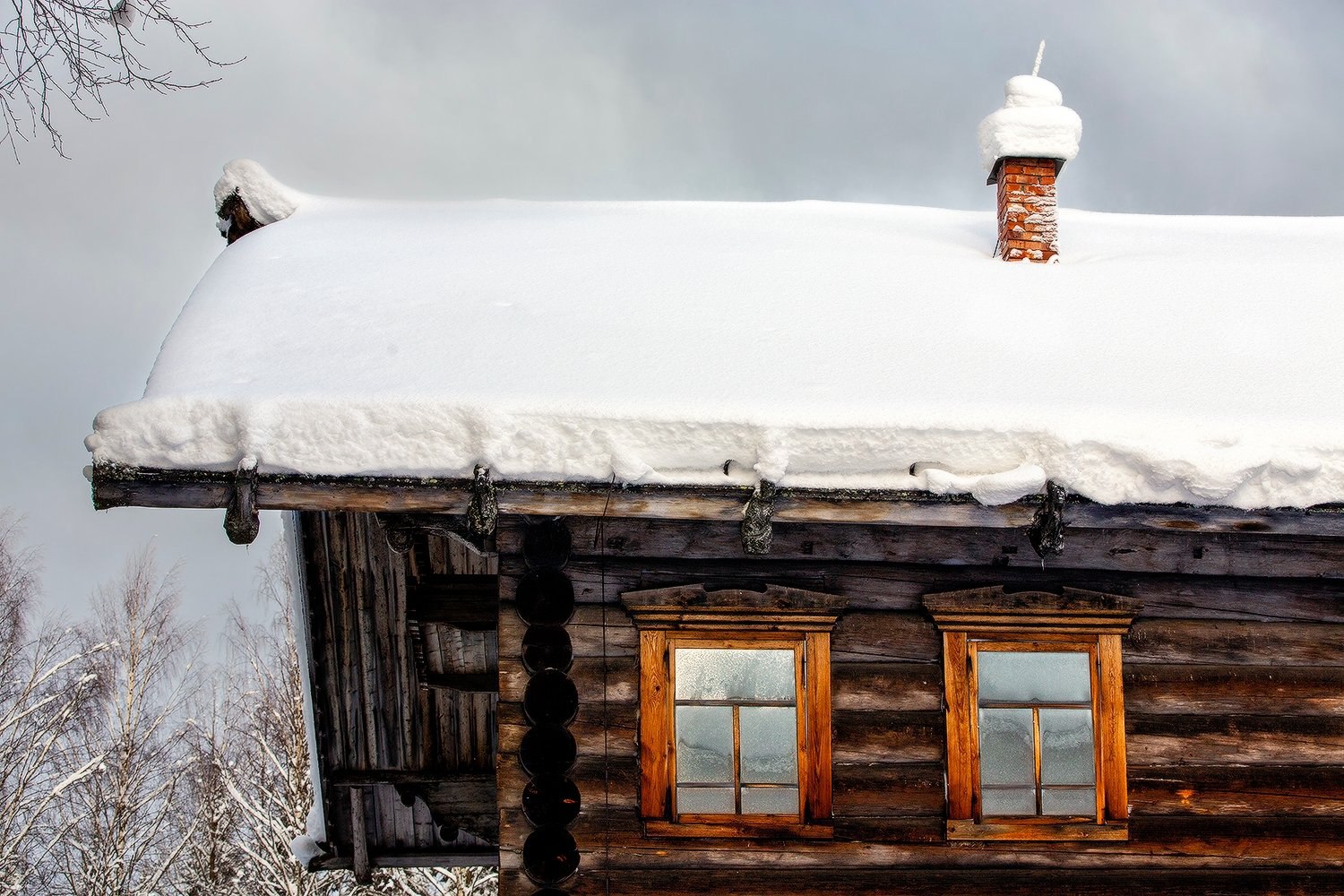 Тишина и покой деревенской зимы Тишина и покой деревенской зимы
