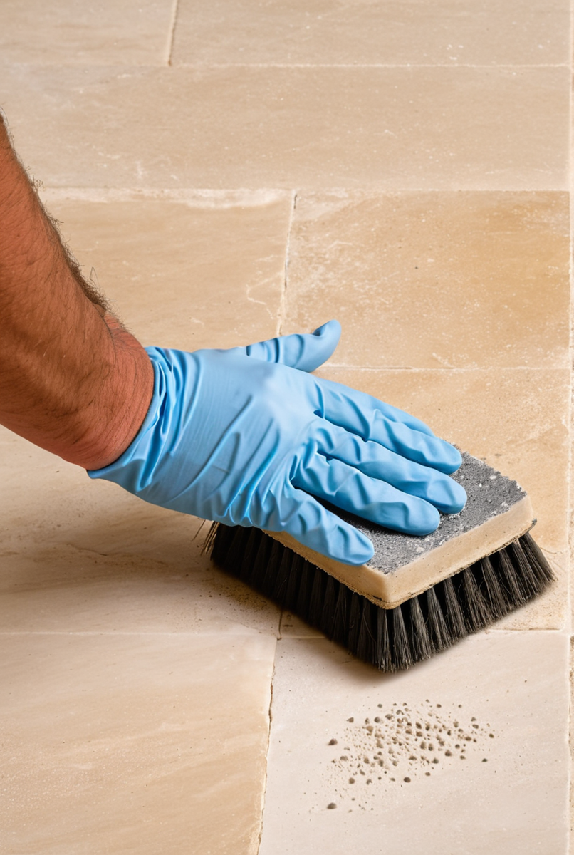 Как я спасла мрамор от ожогов: 6 правил удаления цемента с натурального камня