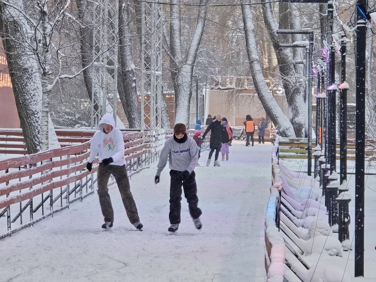 Где покататься на коньках: список катков в Архангельске