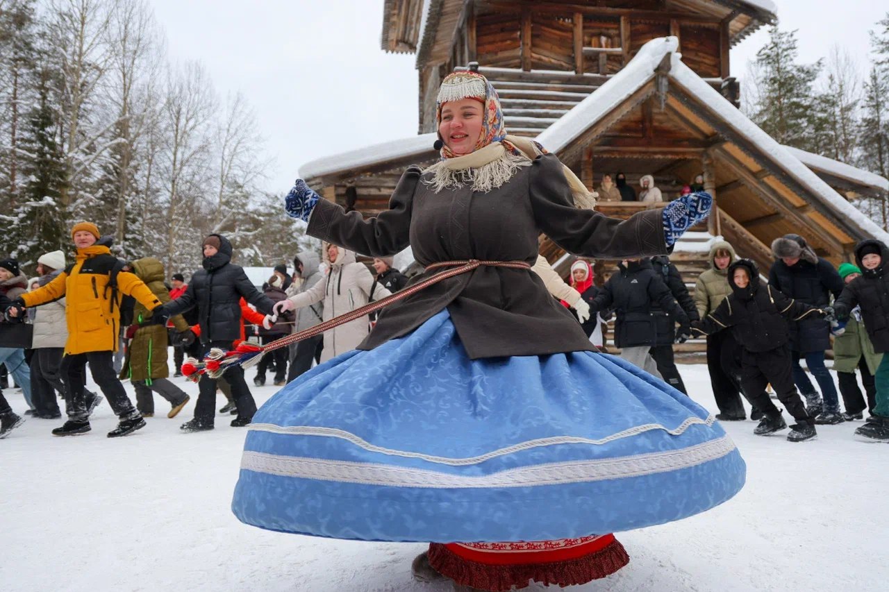 В «Малых Корелах» проводили Масленицу В «Малых Корелах» проводили Масленицу