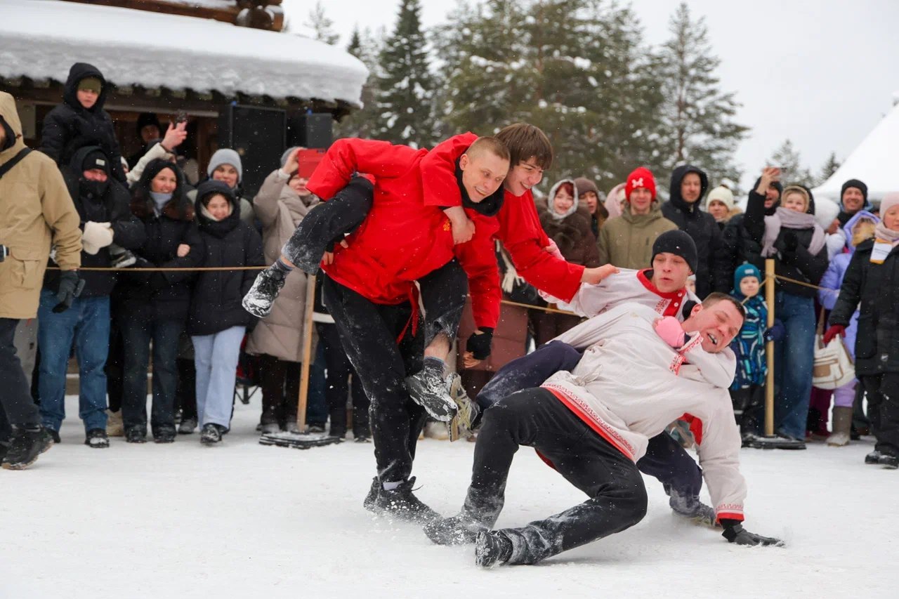 В «Малых Корелах» проводили Масленицу В «Малых Корелах» проводили Масленицу