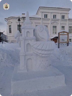Снежное искусство Каргополя