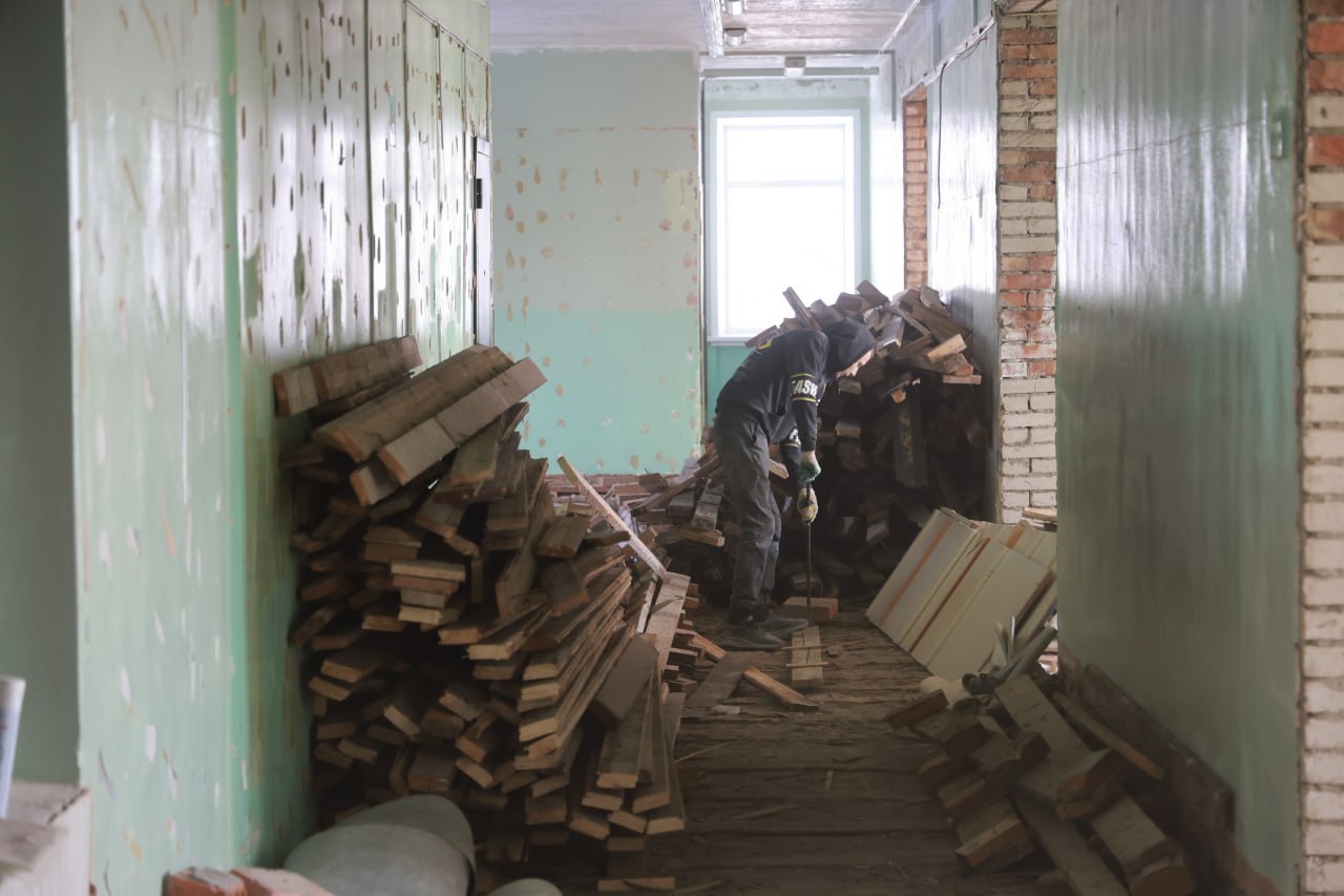 Маймаксанская школа № 55 стала первой ласточкой капремонтов в этом году Маймаксанская школа № 55 стала первой ласточкой капремонтов в этом году