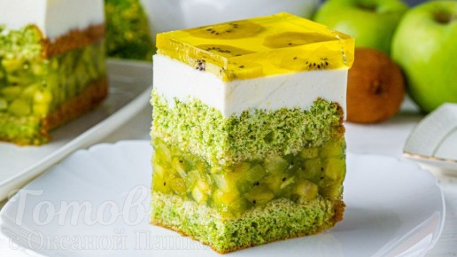 Порадуйте своих гостей: торт «Весна» с киви в вашем меню