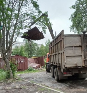 В Майской Горке грядет большой снос незаконных гаражей