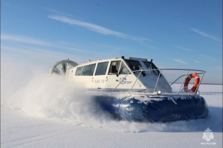 Уникальная аэролодка «Ларга» прошла испытания в Архангельске