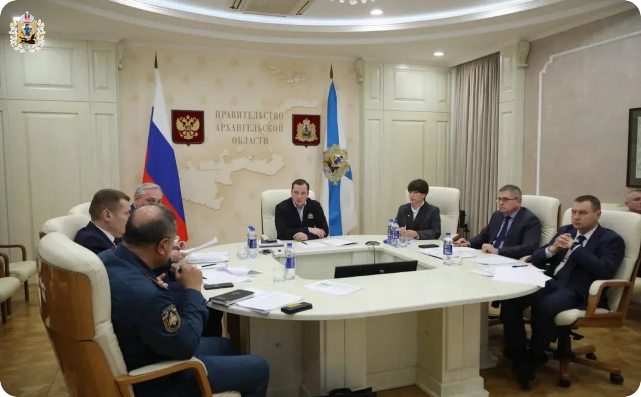 Александр Цыбульский доложил о ходе подготовки Архангельской области к предстоящему ледоходу и пожароопасному сезону